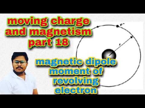 Magnetic dipole moment of revolving electron: moving charge and ...