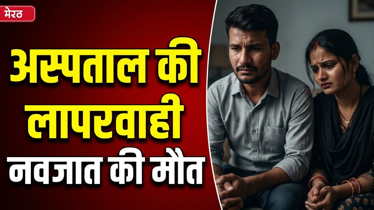 मेरठ: अस्पताल की बड़ी लापरवाही से नवजात की मौत! सिर में चोट लगने से दिमाग में जमा खून का थक्का