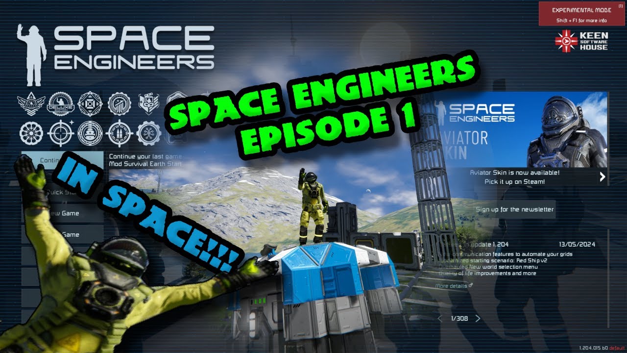 Space Engineers Modded Survival E1: Getting Started! - YouTube