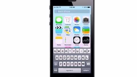 iOS 8 - Swipe Keyboard (Concept)
