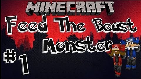 FTB Monster - [Ep 01] - Roguelike Dungeon Base (Minecraft Feed The Beast Modpack)