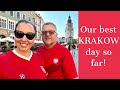 Best KRAKOW day: Cafe Mini, buying POLAND shirts, Cafe Noworolski, POLvSPA, dancing in Kazimierz!