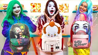 Desenhamos Nas Nossas Bolsas Com A Penny, Rapina E Lady Joker Às 3 Horas Da Manhã
