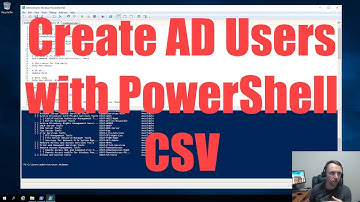 PowerShell create multiple users