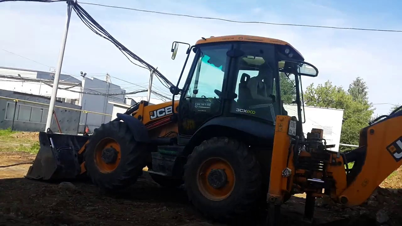 моя работа экскаватором погрузчиком jcb 3cx \"АГРОСПЕЦМОНТАЖ ...