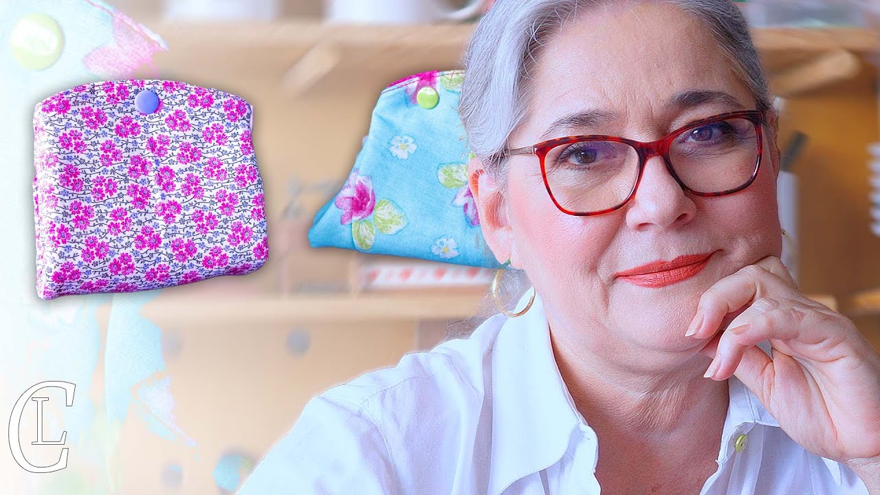 BOLSITO con 2 CÍRCULOS ✂️ ¡Hermoso, útil y hecho en minutos! | Tutorial Con Luzkita IDEA DE NEGOCIO