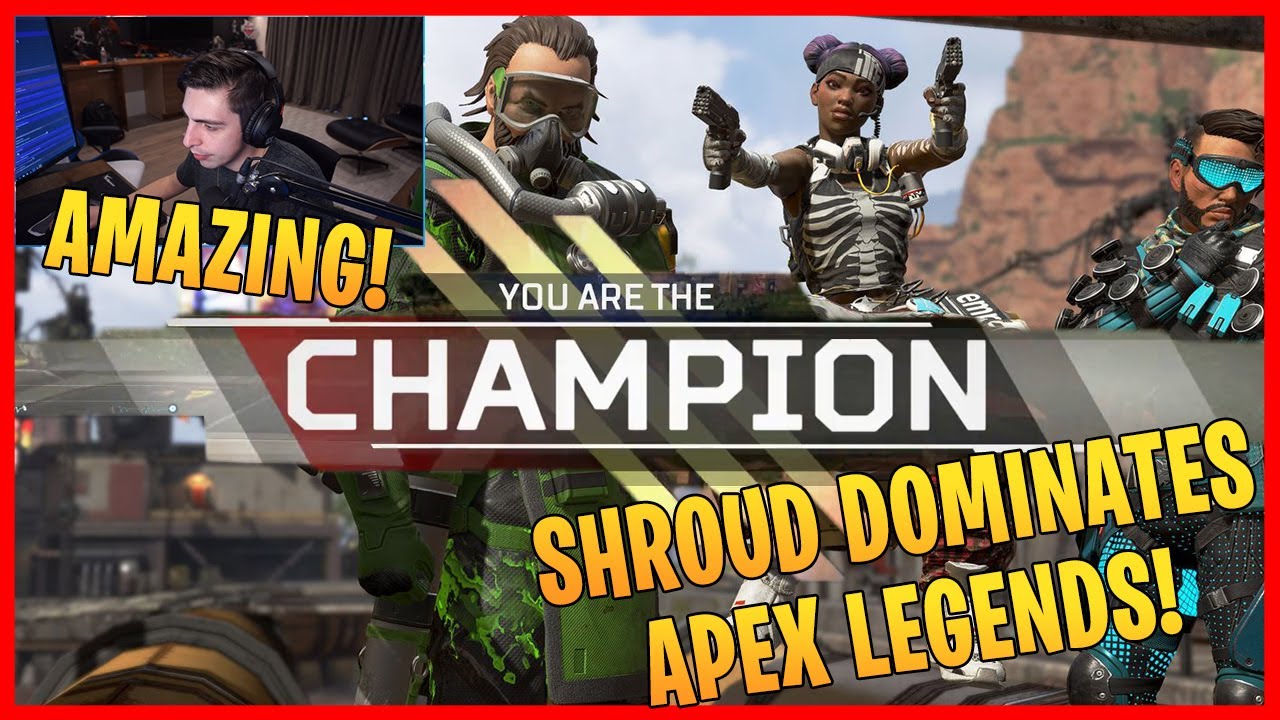Shroud FIRST TIME Dominates NEW BATTLE ROYALE APEX Legends! Is this the NEW FORTNITE?