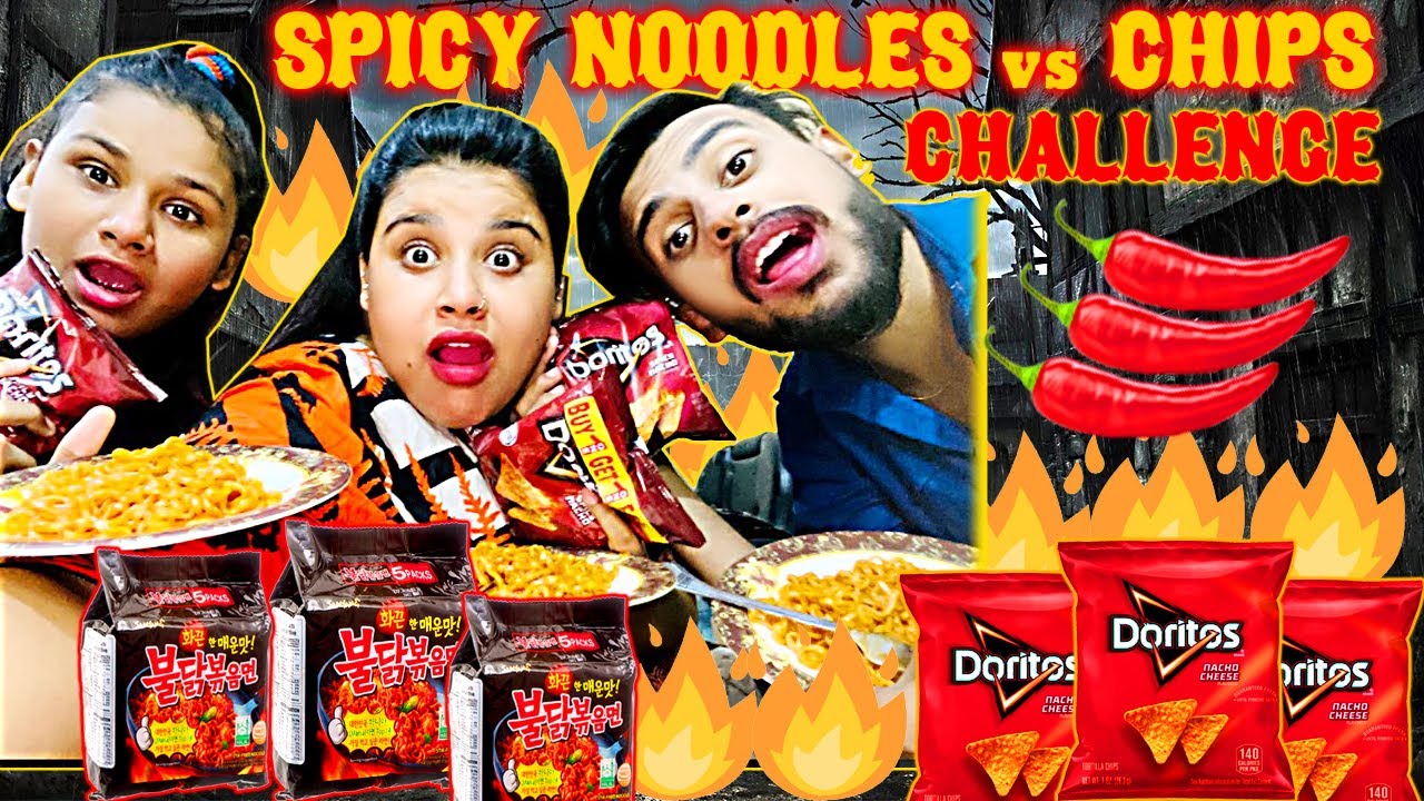 World Hottest Noodles Vs Chips Challenge | Gone Wrong | By Kashaf Ansari
