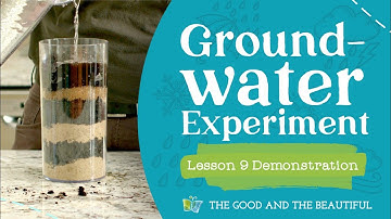 Groundwater Science Experiment | Water and Our World | The Good and the Beautiful