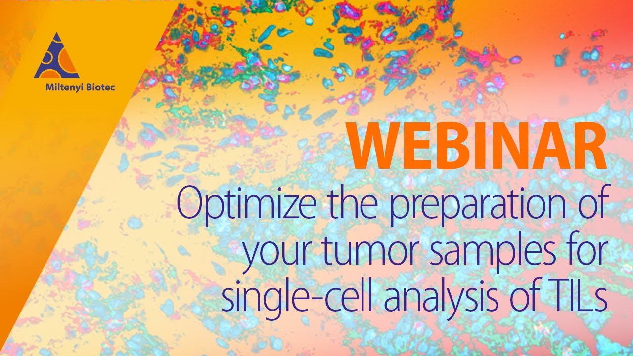 Optimize the preparation of your tumor samples for single-cell analysis of TILs [WEBINAR]