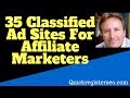List of 35 Classified Ad Sites For Affiliate Marketers