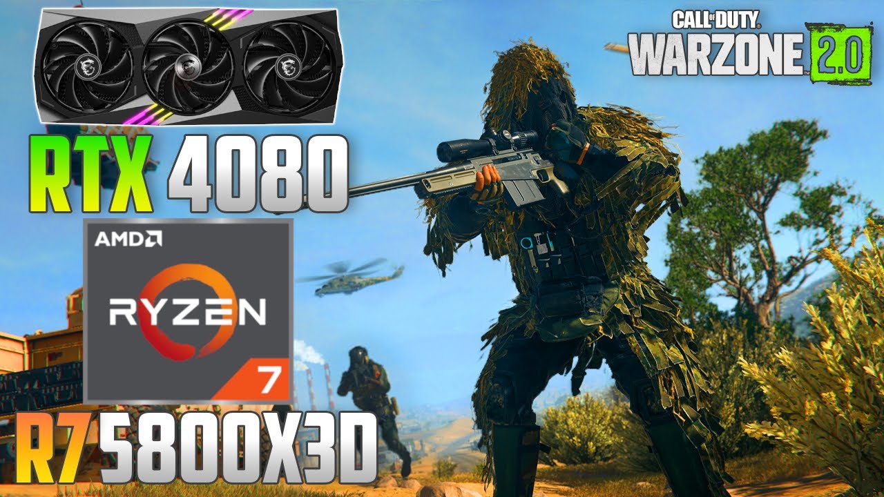 Warzone 2 : RTX 4080 + Ryzen 7 5800X3D | 4K - 1440p - 1080p | High & DLSS