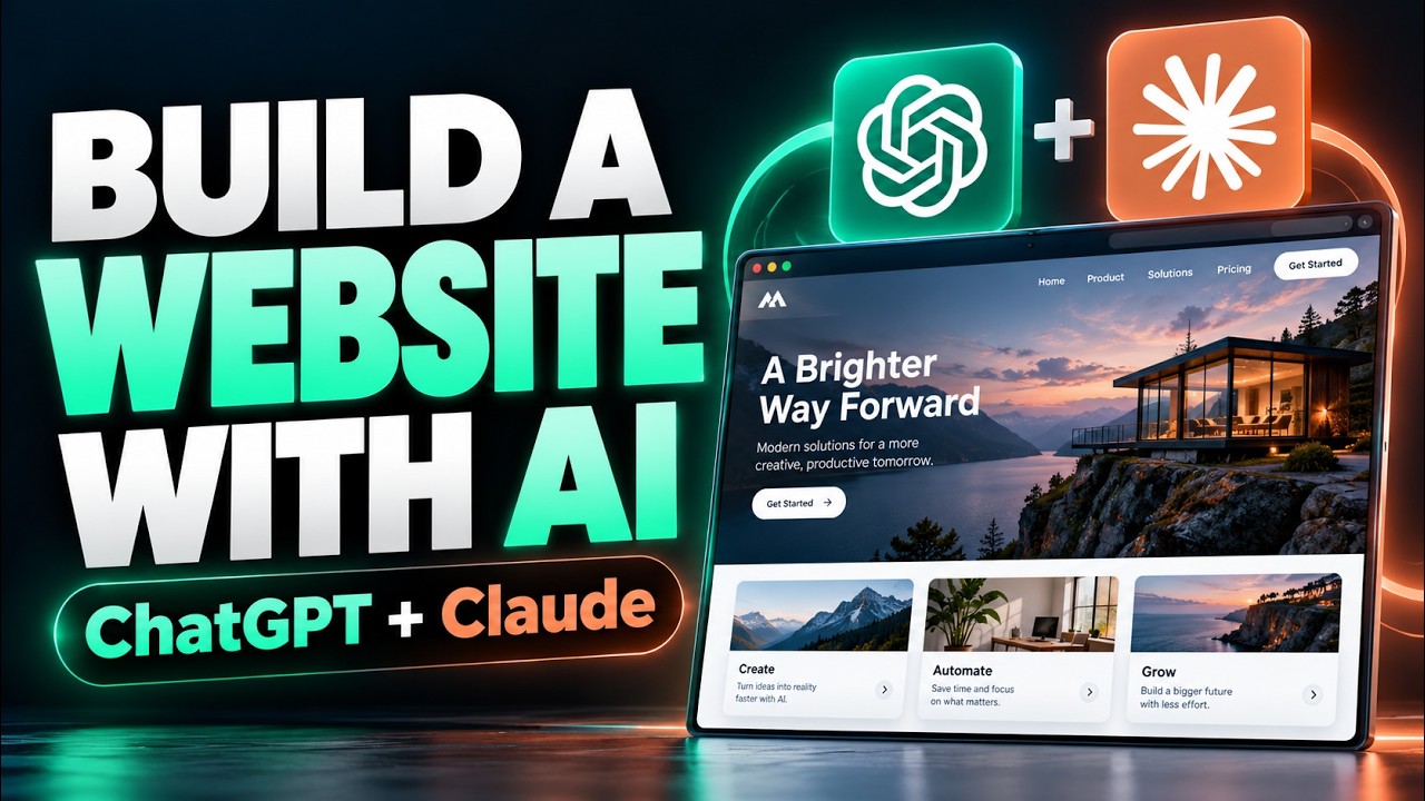 Building a Website with ChatGPT & Claude | AI Web Development - YouTube