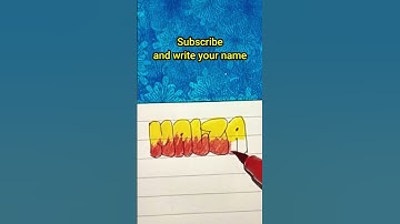 Bubble letter writing ||  name writing on request#calligraphy #alphabets #art