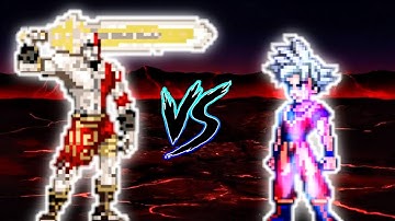 Kratos V2 VS Goku DBS V3 (all form) in Jump Force Mugen 🔥