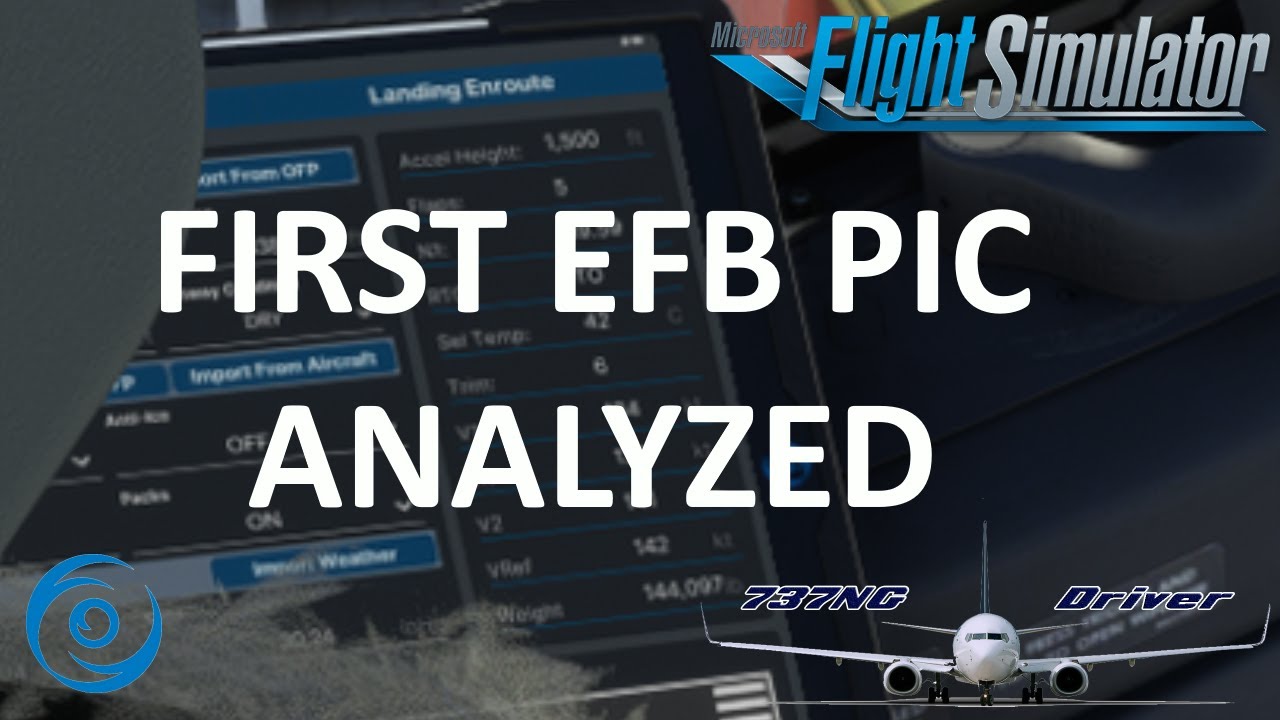PMDG 737 EFB FIRST PICTURE ANALYSIS - What can we deduct from the ...