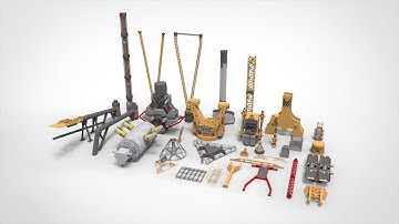 sci fi Architecture kitbash 45