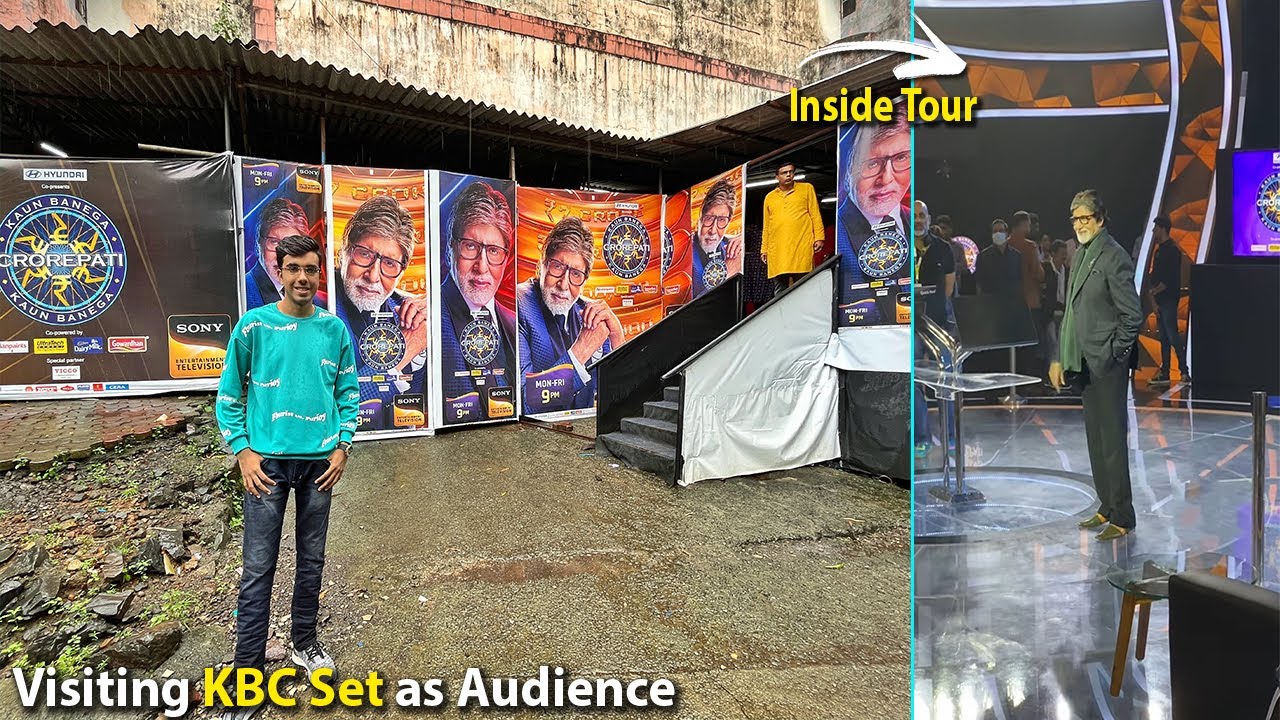 On the Set of 'KBC' | Kaun Banega Crorepati Set Tour | Film City Mumbai