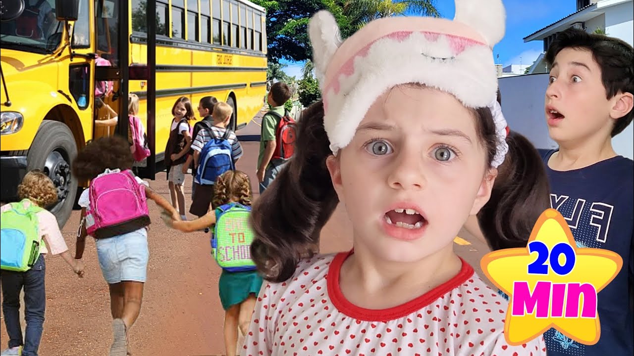 Julinha em seu primeiro dia de AULA aprende a se organizar e Regras de Conduta | Mimi Julinha