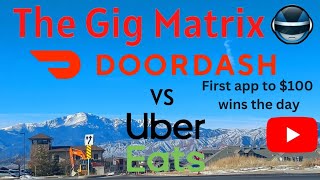 DoorDash vs. Uber Eats. First App to $100 Wins.