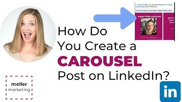 How Do You Create a Carousel Post on LinkedIn? WATCH THIS.