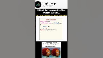 95% of Developers FAIL This Java Quiz! Can YOU Solve It in 10 Seconds?#programming #java#coding