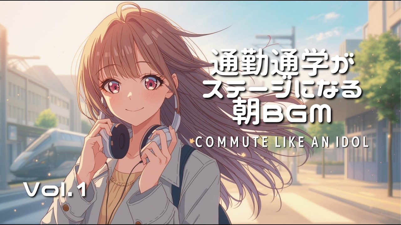 通勤通学がステージになる朝BGM 🌸✨Commute Like an Idol ｜ Main Character Morning Vol.1