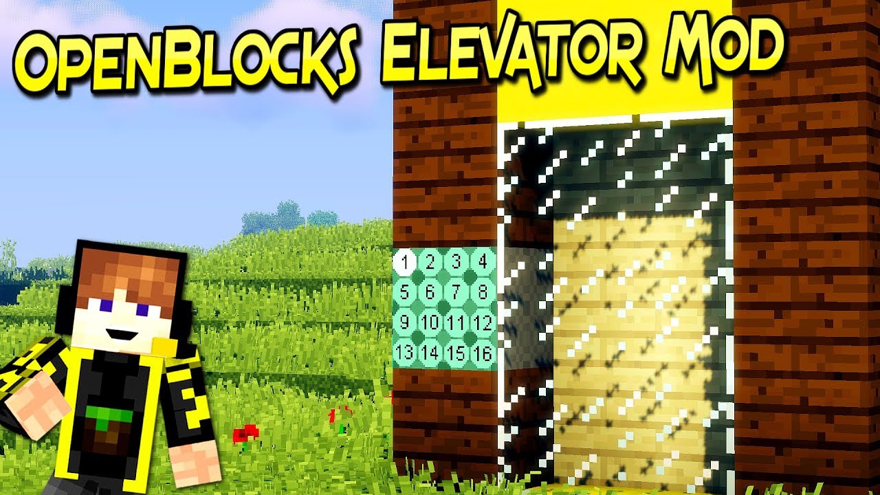 Openblocks Elevator Mod For Minecraft 1 16 5 1 16 4 1 15 2 1 14 4 Minecraftred