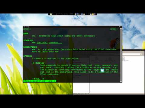 Xte Emulate Key Press & Mouse Clicks - Xautomation - Linux Mint 8