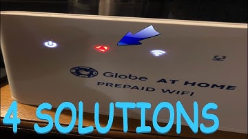 HOW TO FIX RED LIGHT OR NO SIGNAL, GLOBE AT HOME WIFI ?