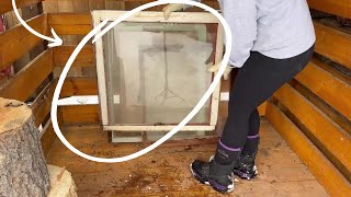 How an old window can make your living room prettier and more organized! (Really!)