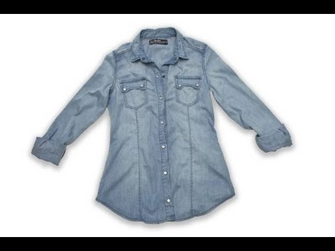 Creando looks con una camisa vaquera - YouTube