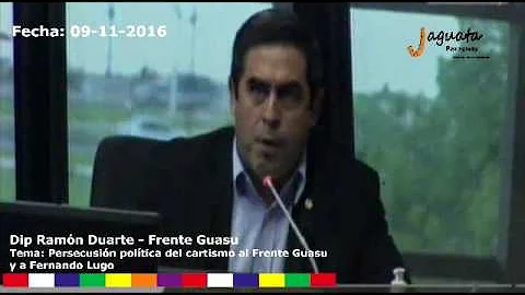 Ramon Duarte  - Persecusin al Frente Guasu y a Fer...
