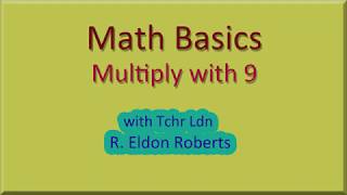 Math Basics Multiply by 9 Random Order