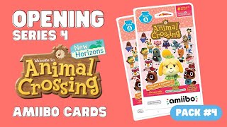 Opening Animal Crossing Amiibo Cards Series 4 Pack 4