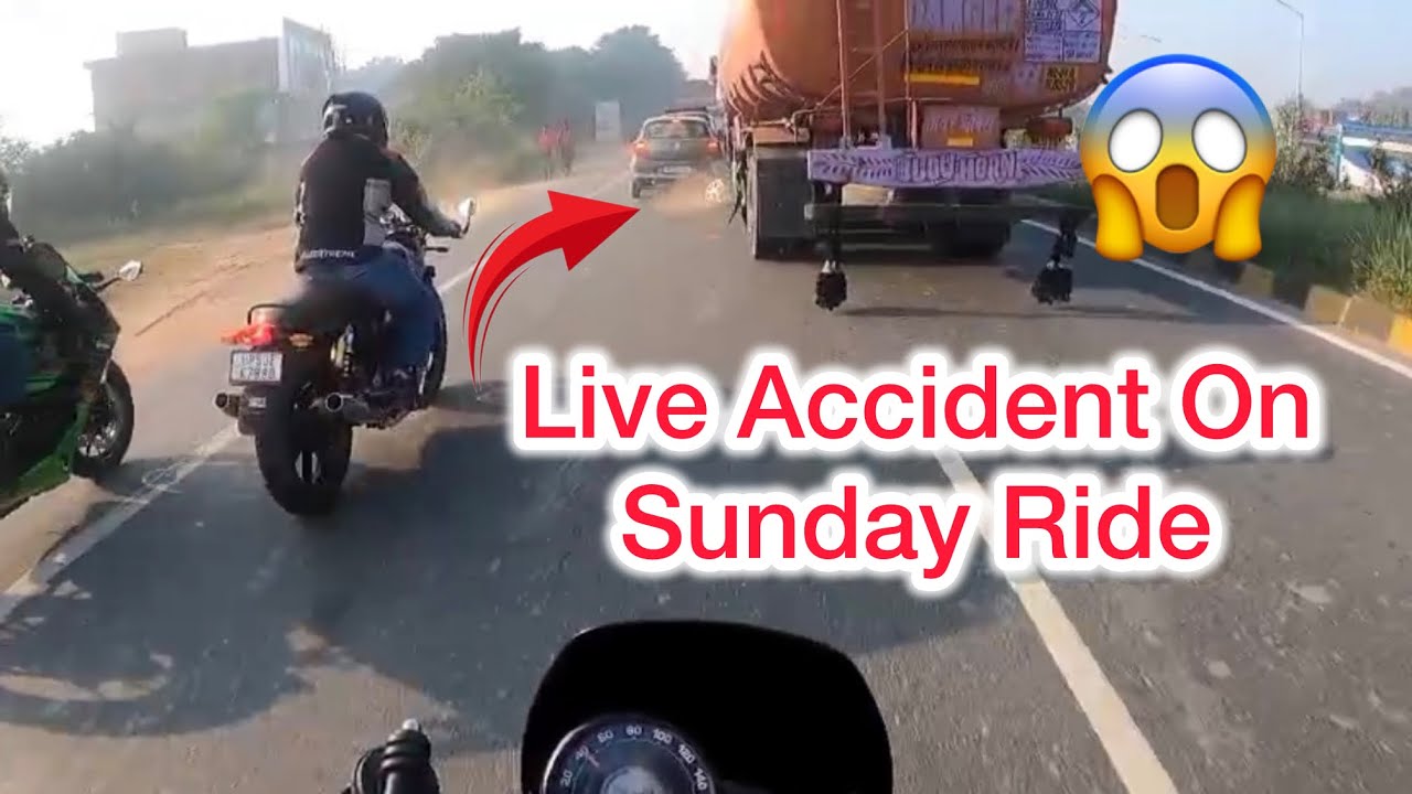 Live Car Accident Caught on Camera 😱 | Sunday Ride Gone Wrong 💥