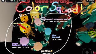 playing with color squad again!! (Our comeback🥹) #fyp #colorsquad #funny #roblox  screenshot 3