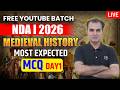 Medieval History Most Expected PYQs | GK Day 1 Live | NDA 1 2026 Preparation | Learn With Sumit