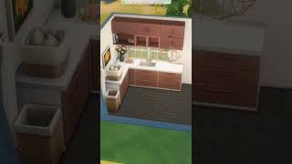 Modern Laundry Room with Dream Home Decorator: The Sims 4 Room Building #Shorts #Shorts28