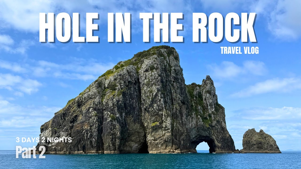 Exploring the Bay of Islands! Hole in the Rock Cruise Adventure | Paihia Travel Vlog
