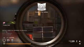 Cod 4 Remasted - First Triple Collateral Kill With Sniper