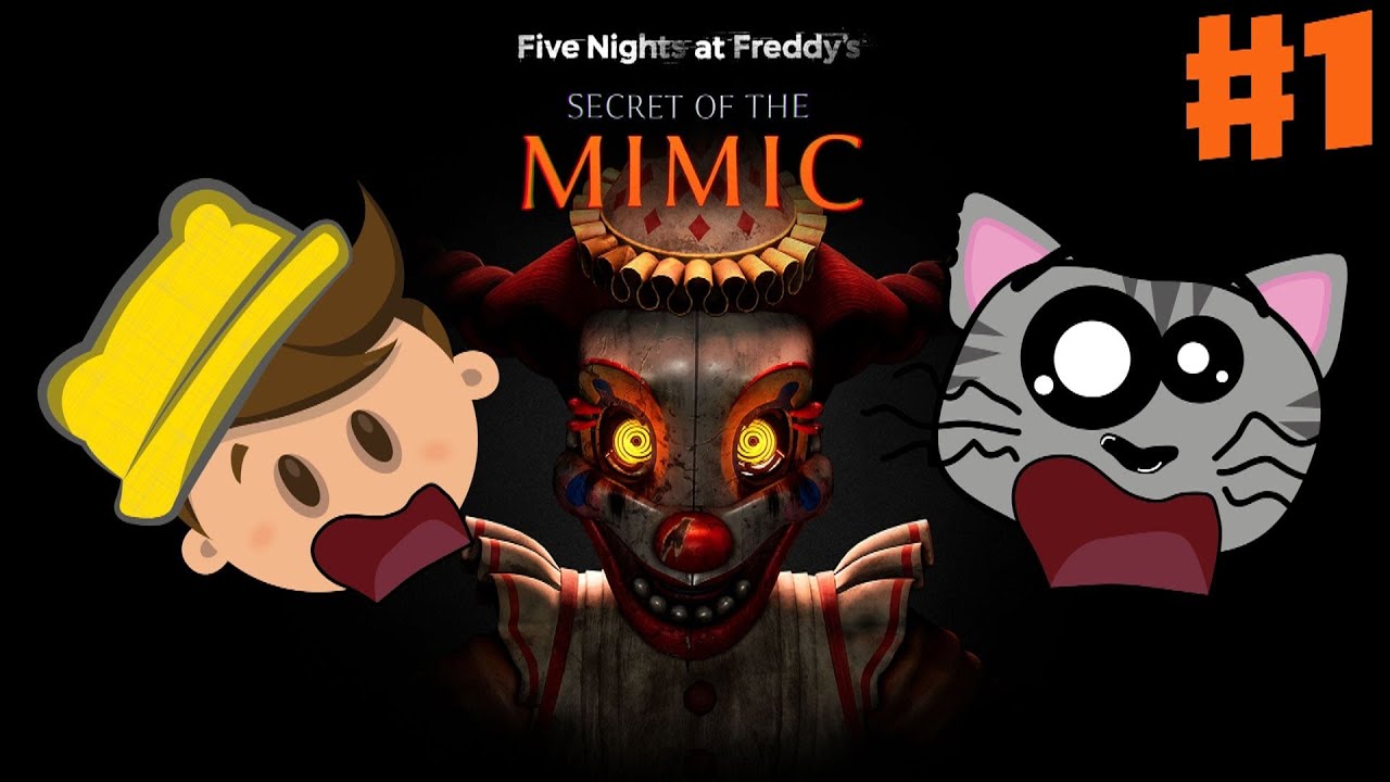 Nos enfrentamos a un TERRORIFICO PAYASO FNAF SECRETS OF THE MIMIC
