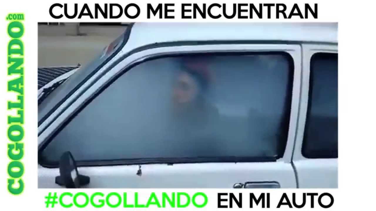 Cogollando en el auto