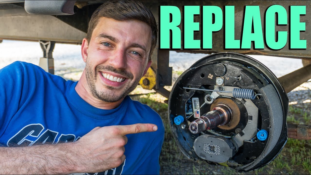 Trailer Electric Drum Brake Replacement and Adjustment - Drum & Hub - Travel Trailer & Fifth Wheel