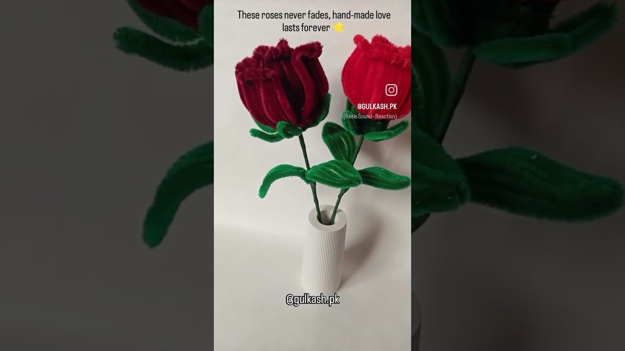 Beautiful handmade velvet roses ❤️ 