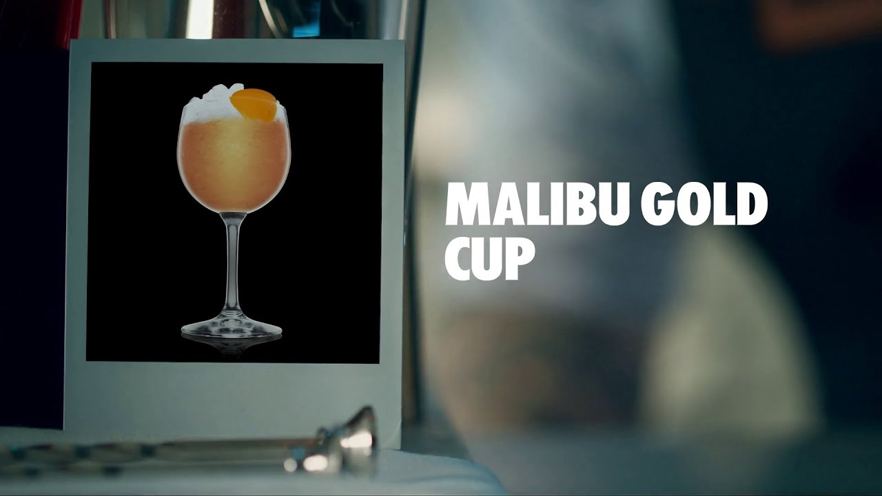MALIBU GOLD CUP DRINK RECIPE - HOW TO MIX