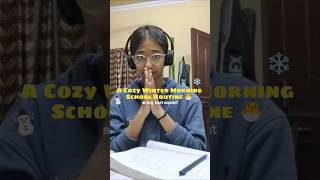 A Cozy Winter Morning School Routine Being A Neet Aspirant