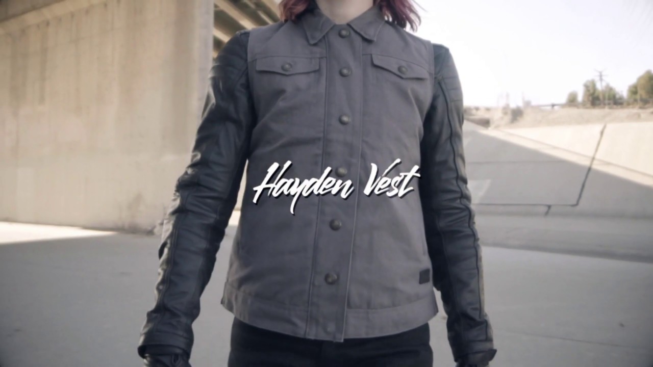 Roland Sands Womens Hayden Motorcycle Vest - DeadbeatCustoms.com
