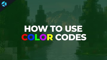 How to Use Minecraft Color Codes