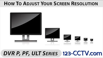 How To Adjust Your DVRs Output Screen Resolution DVRP Series